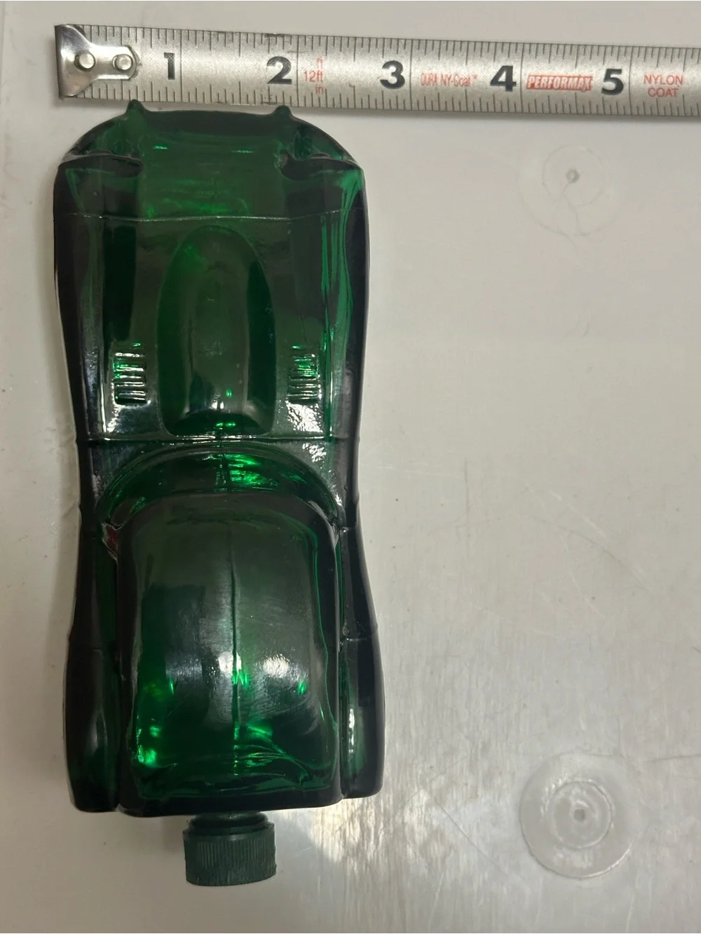 Vintage Emerald Green Avon Jaguar Roadster Decanter Bottle With “Wild Country”